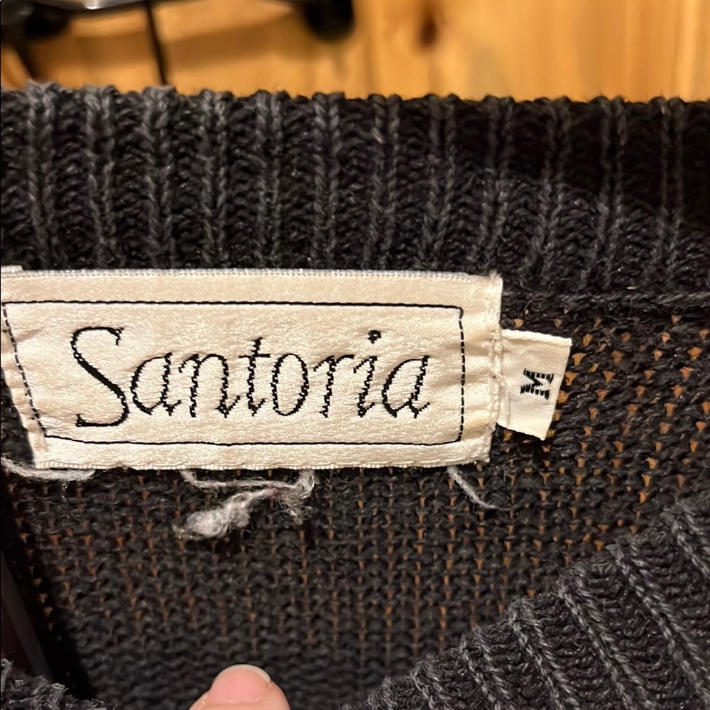 Colorful Geometric Crew Neck Sweater - Picture 2 of 8